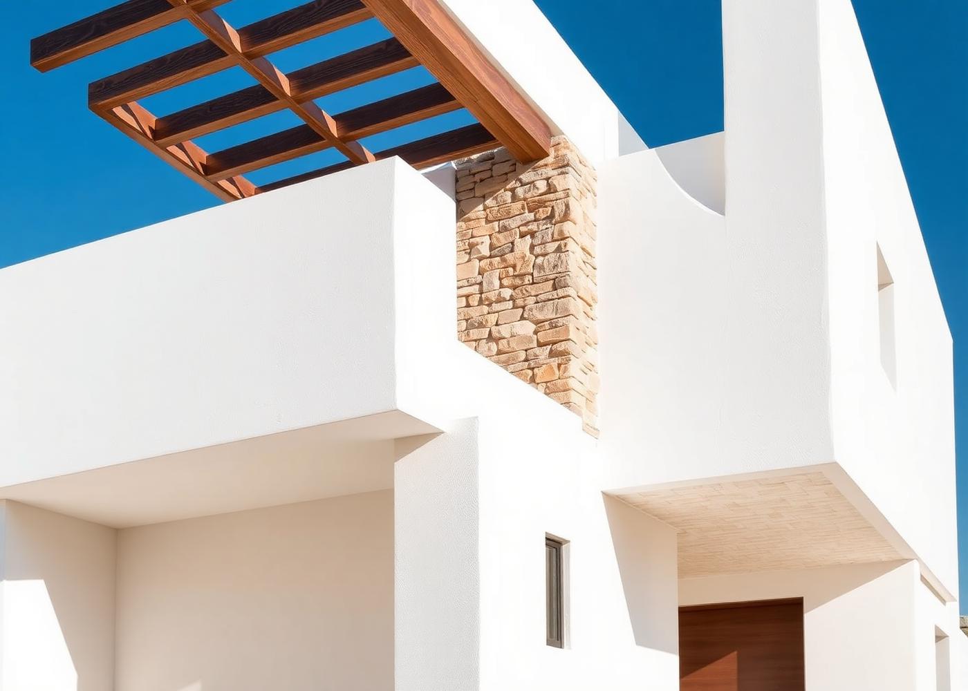 Modern Cyprus architecture detail